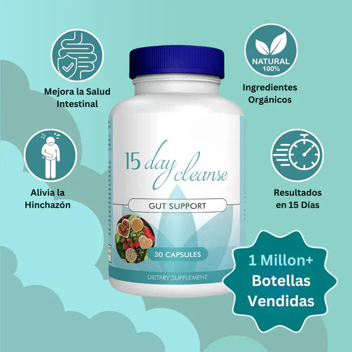 15 DAY CLEANSE - Desintoxicante natural 100% Efectivo